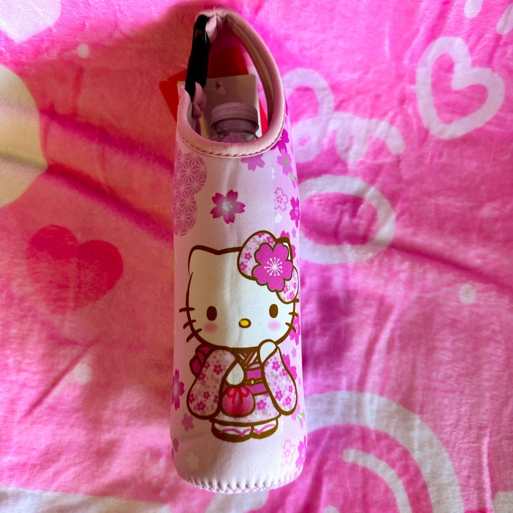 Hello Kitty Sakura Water Bottle Holder